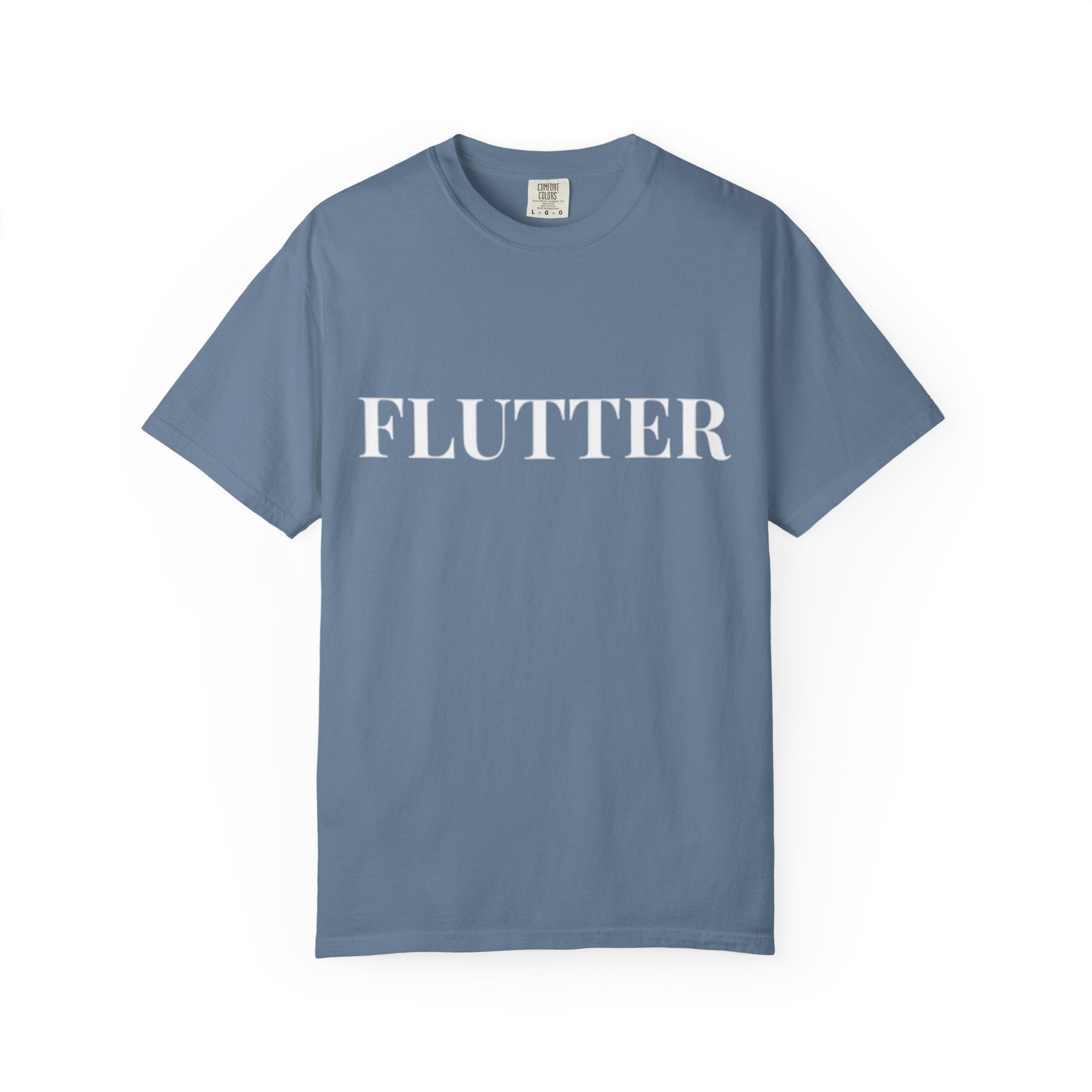 Flutter Garment-Dyed Unisex T-Shirt - Cozy Fashion, Casual Style, Gift for Her/Him, Everyday Wear, Summer Vibes, Birthday Gift