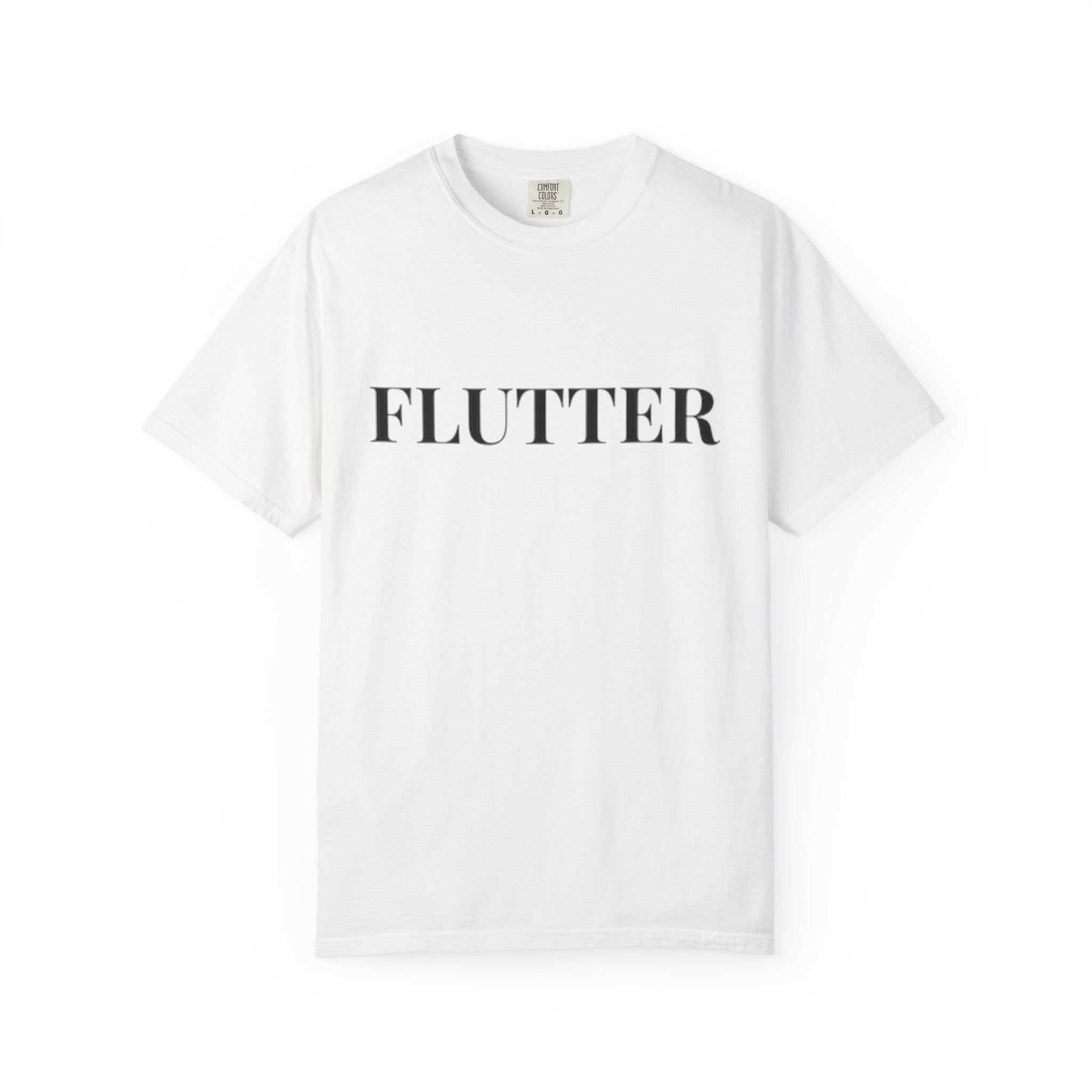 Flutter Garment-Dyed Unisex T-Shirt - Cozy Fashion, Casual Style, Gift for Her/Him, Everyday Wear, Summer Vibes, Birthday Gift