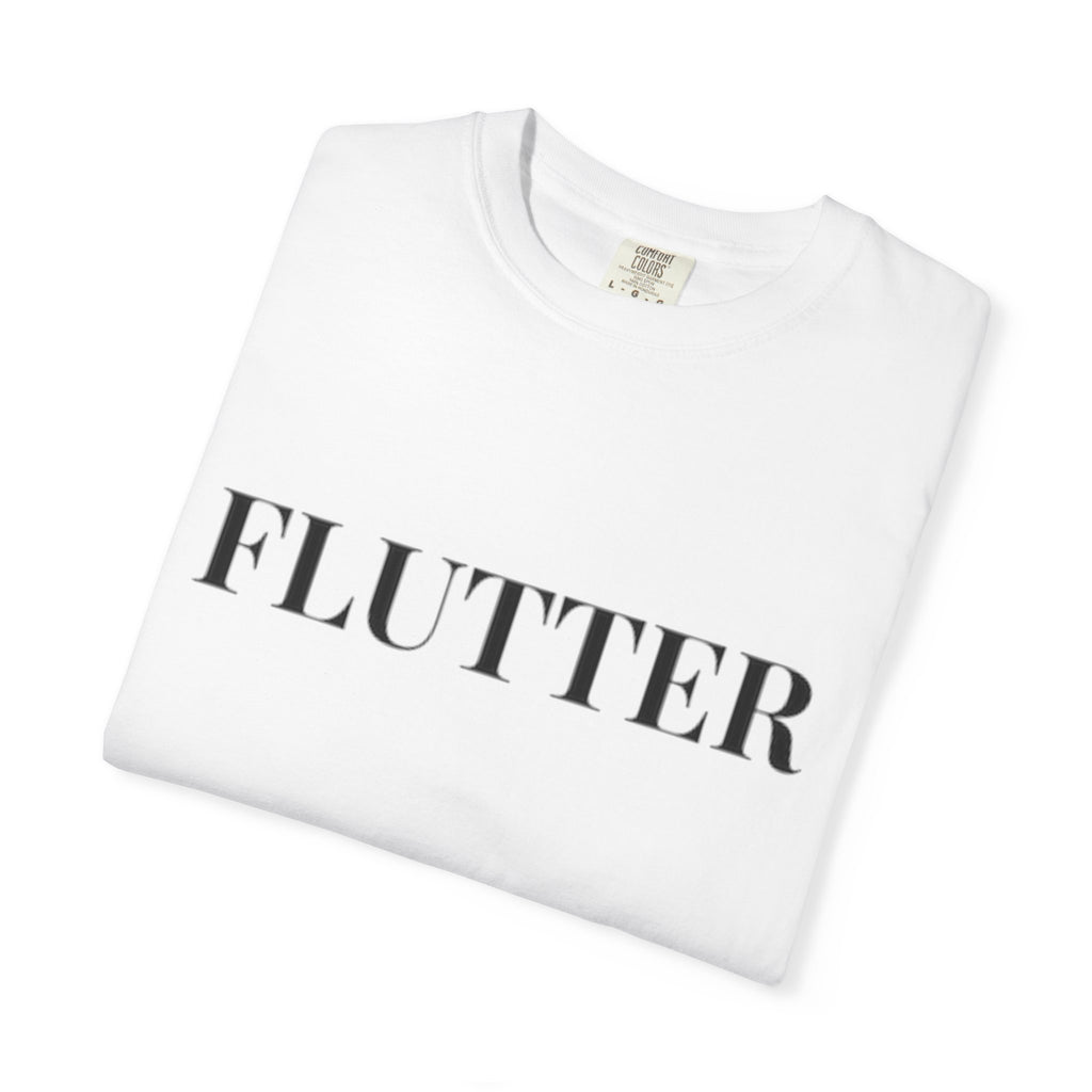 Flutter Garment-Dyed Unisex T-Shirt - Cozy Fashion, Casual Style, Gift for Her/Him, Everyday Wear, Summer Vibes, Birthday Gift