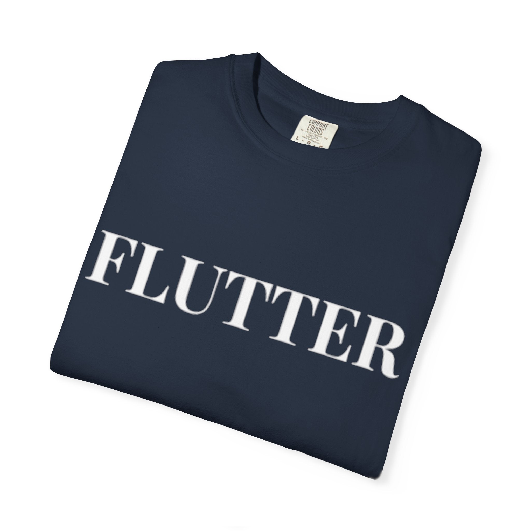 Flutter Garment-Dyed Unisex T-Shirt - Cozy Fashion, Casual Style, Gift for Her/Him, Everyday Wear, Summer Vibes, Birthday Gift
