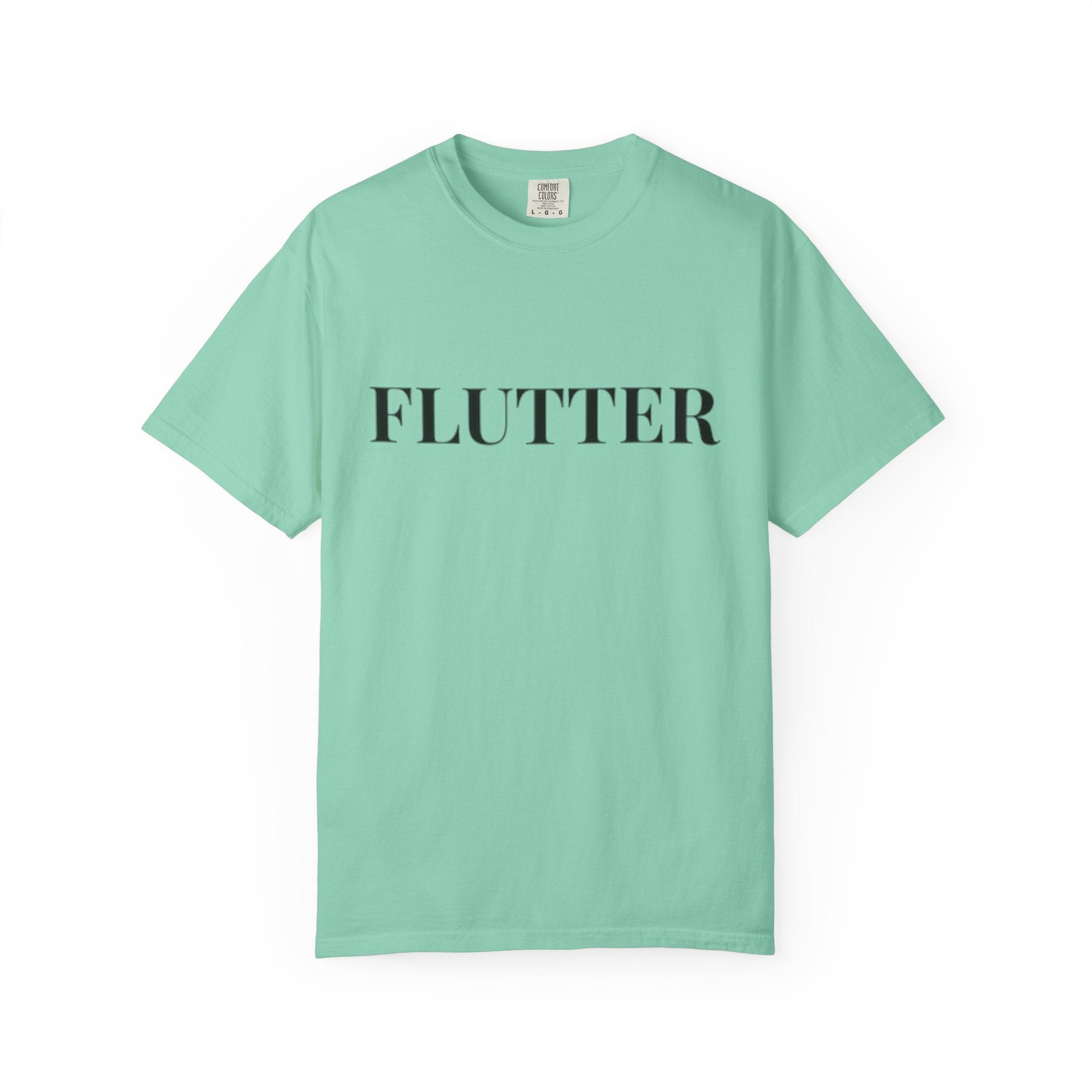 Flutter Garment-Dyed Unisex T-Shirt - Cozy Fashion, Casual Style, Gift for Her/Him, Everyday Wear, Summer Vibes, Birthday Gift