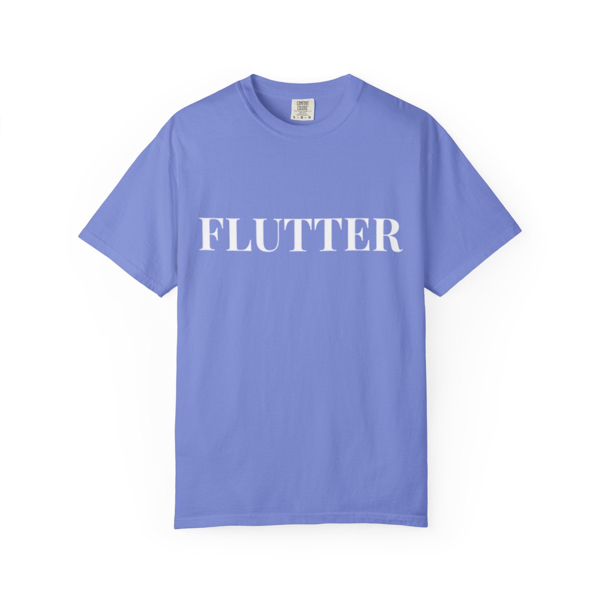 Flutter Garment-Dyed Unisex T-Shirt - Cozy Fashion, Casual Style, Gift for Her/Him, Everyday Wear, Summer Vibes, Birthday Gift