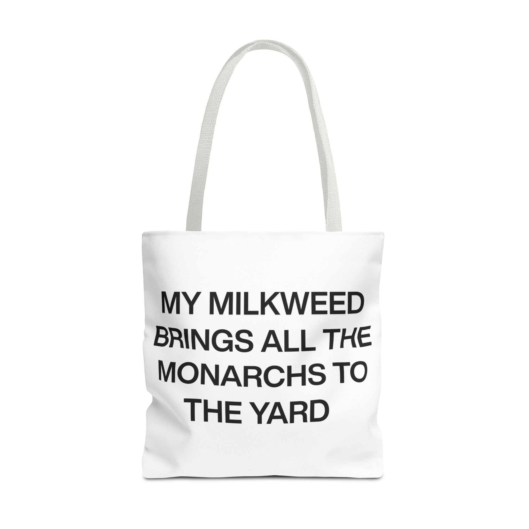 Monarch Tote Bag, Eco-Friendly Shopper, Floral Tote, Gift for Gardeners, Nature Lover Bag, Statement Bag, Cute Beach Tote