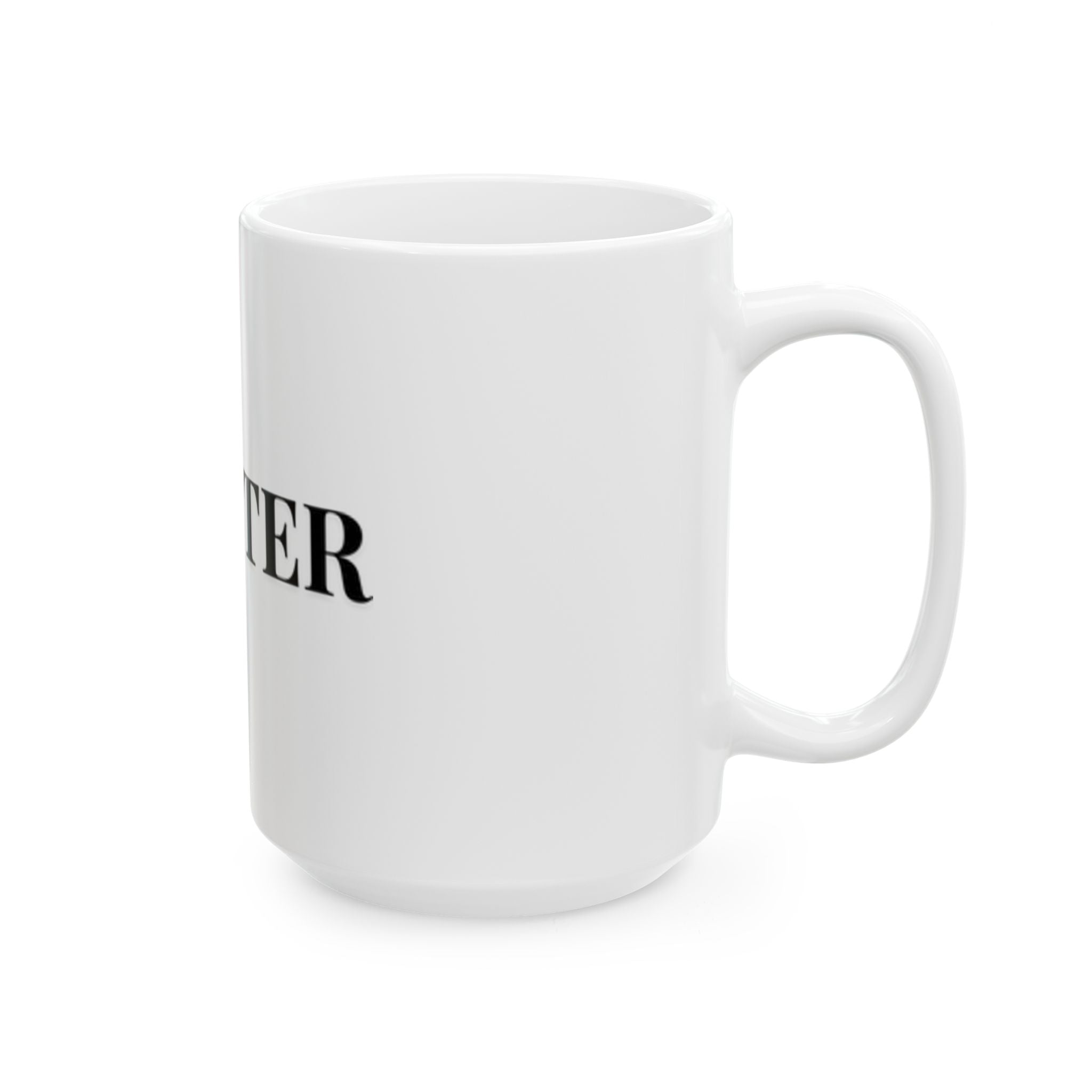 Flutter Ceramic Mug - Inspirational Coffee Cup, Gift for Her, Home Decor, Unique Mug for Tea Lovers, Motivational Drinkware