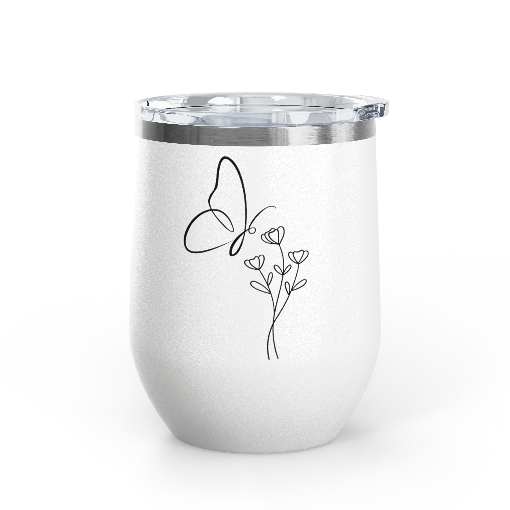 Butterfly Wine Tumbler, 12oz - Elegant Insulated Drinkware for Wine Lovers, Perfect Gift for Celebrations, Outdoor Events, Birthdays, [...]