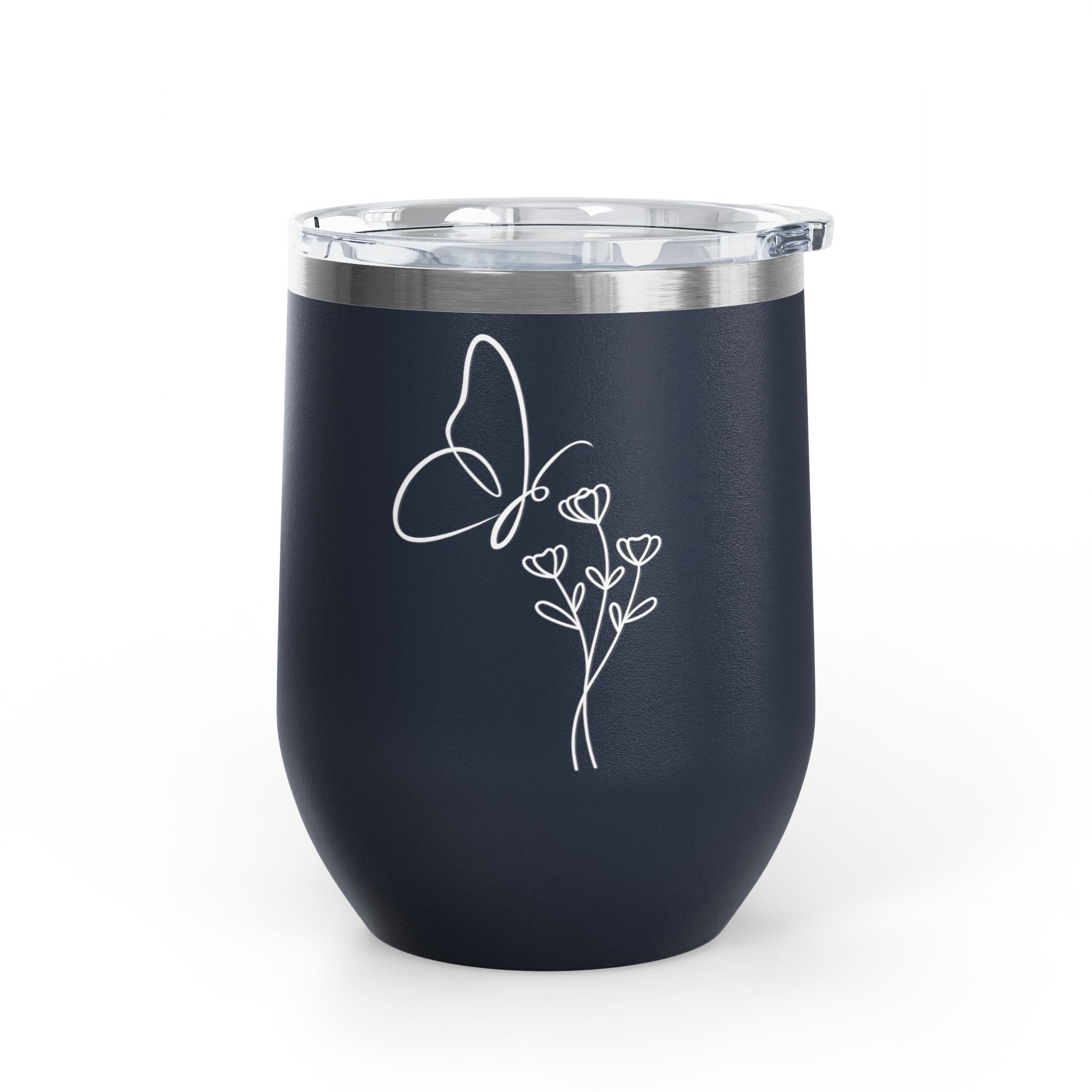 Butterfly Wine Tumbler, 12oz - Elegant Insulated Drinkware for Wine Lovers, Perfect Gift for Celebrations, Outdoor Events, Birthdays, [...]