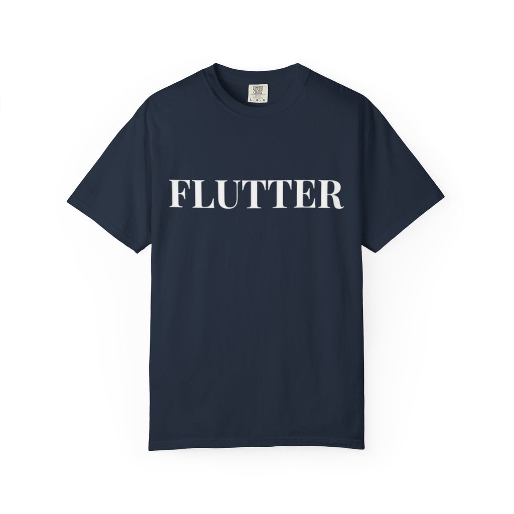 Flutter Garment-Dyed Unisex T-Shirt - Cozy Fashion, Casual Style, Gift for Her/Him, Everyday Wear, Summer Vibes, Birthday Gift