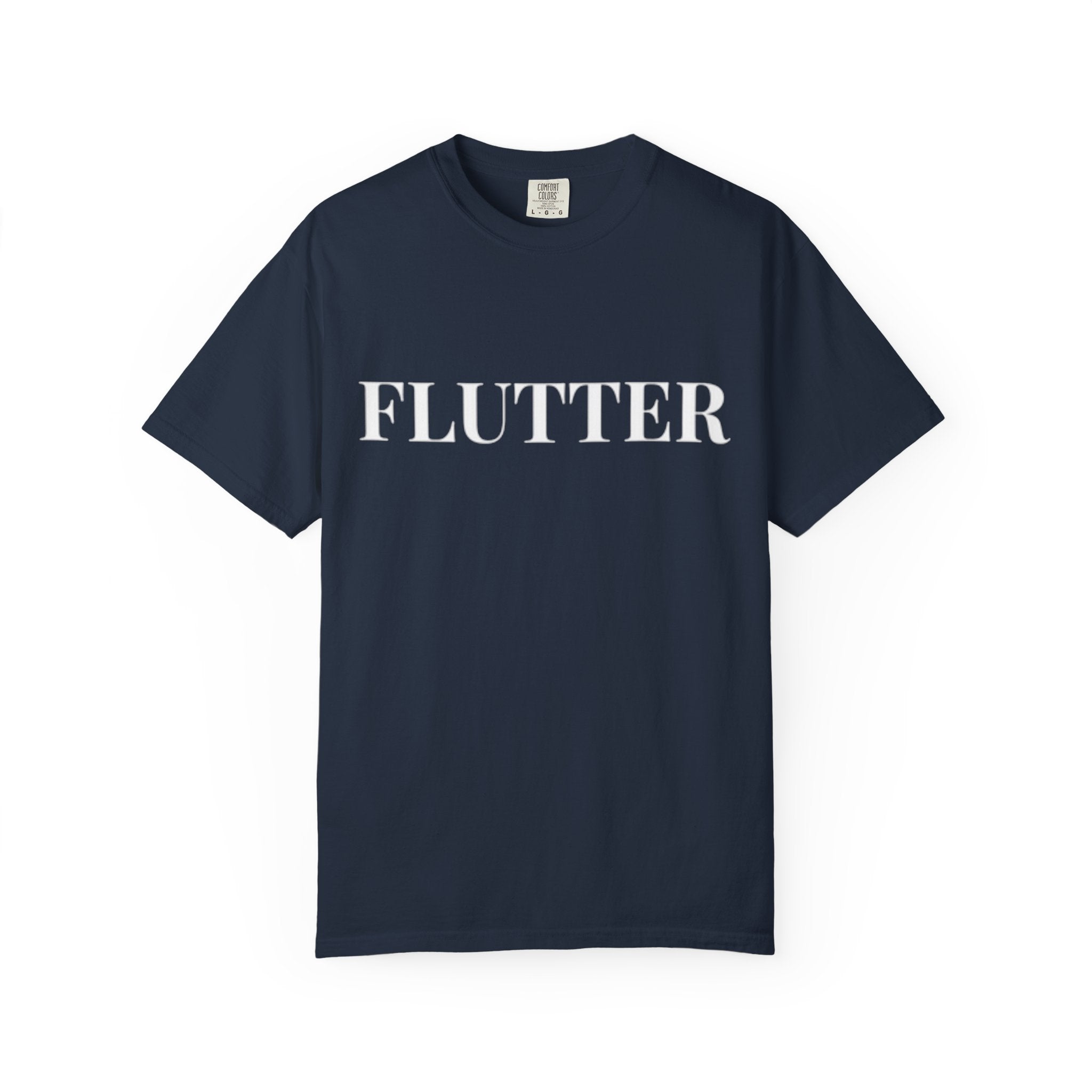 Flutter Garment-Dyed Unisex T-Shirt - Cozy Fashion, Casual Style, Gift for Her/Him, Everyday Wear, Summer Vibes, Birthday Gift
