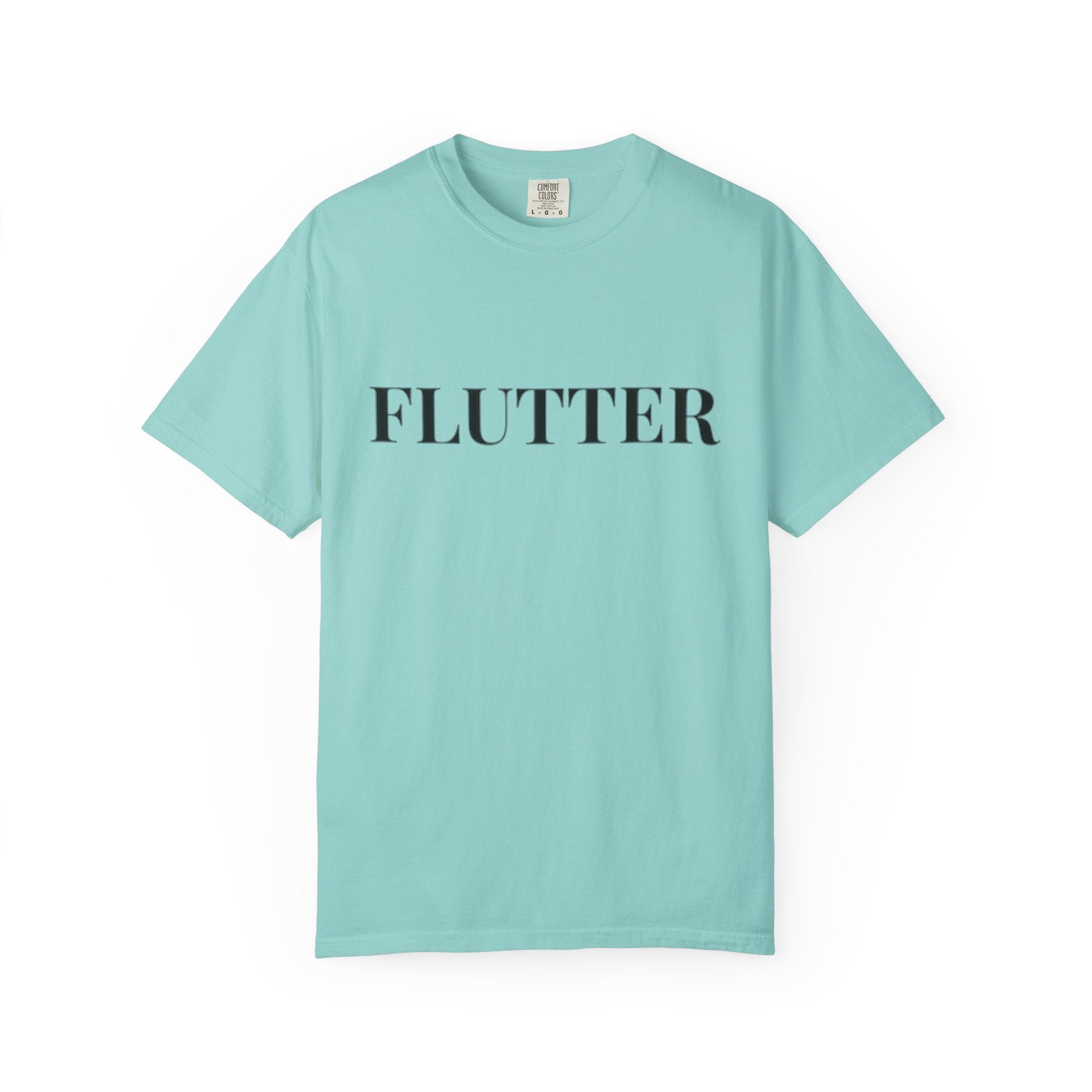 Flutter Garment-Dyed Unisex T-Shirt - Cozy Fashion, Casual Style, Gift for Her/Him, Everyday Wear, Summer Vibes, Birthday Gift