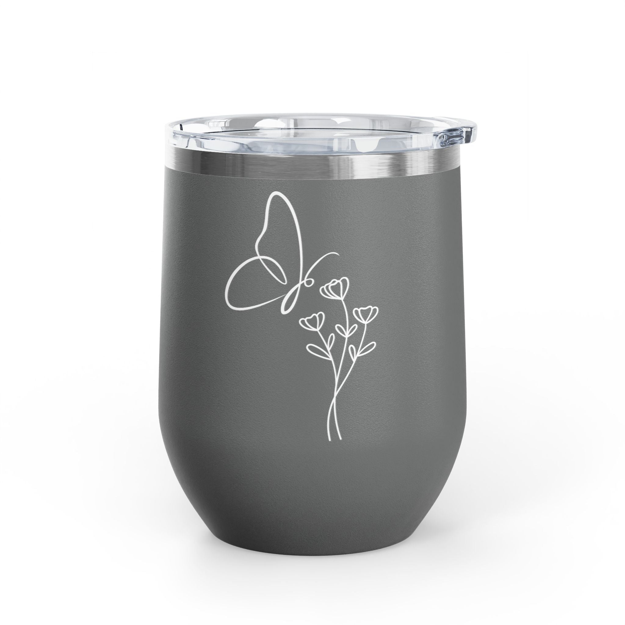 Butterfly Wine Tumbler, 12oz - Elegant Insulated Drinkware for Wine Lovers, Perfect Gift for Celebrations, Outdoor Events, Birthdays, [...]
