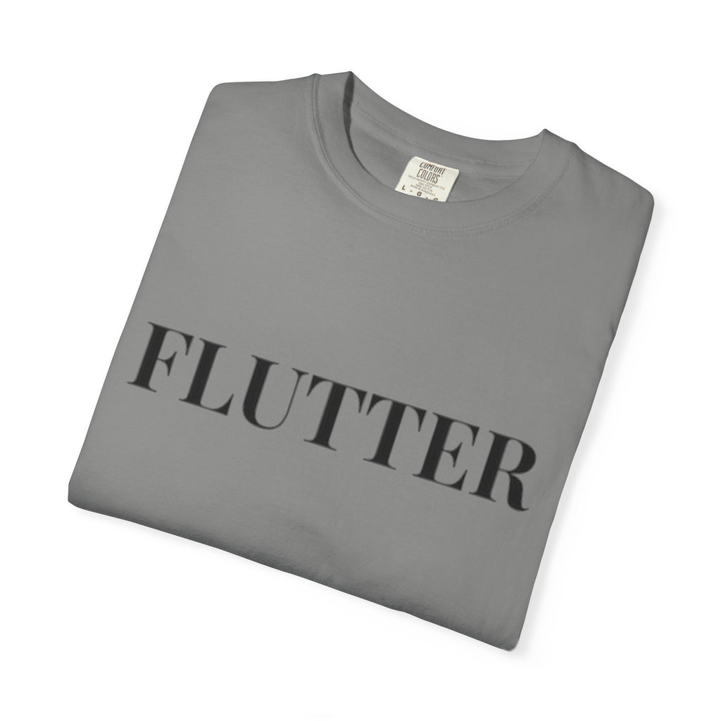 Flutter Garment-Dyed Unisex T-Shirt - Cozy Fashion, Casual Style, Gift for Her/Him, Everyday Wear, Summer Vibes, Birthday Gift