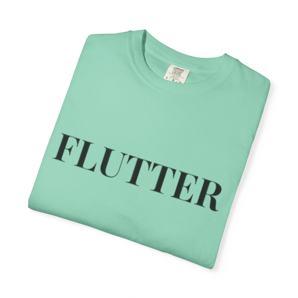 Flutter Garment-Dyed Unisex T-Shirt - Cozy Fashion, Casual Style, Gift for Her/Him, Everyday Wear, Summer Vibes, Birthday Gift
