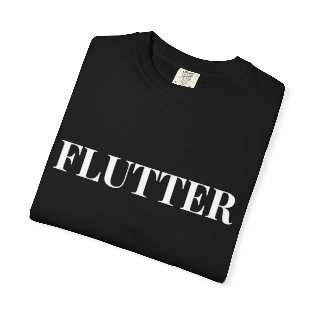 Flutter Garment-Dyed Unisex T-Shirt - Cozy Fashion, Casual Style, Gift for Her/Him, Everyday Wear, Summer Vibes, Birthday Gift