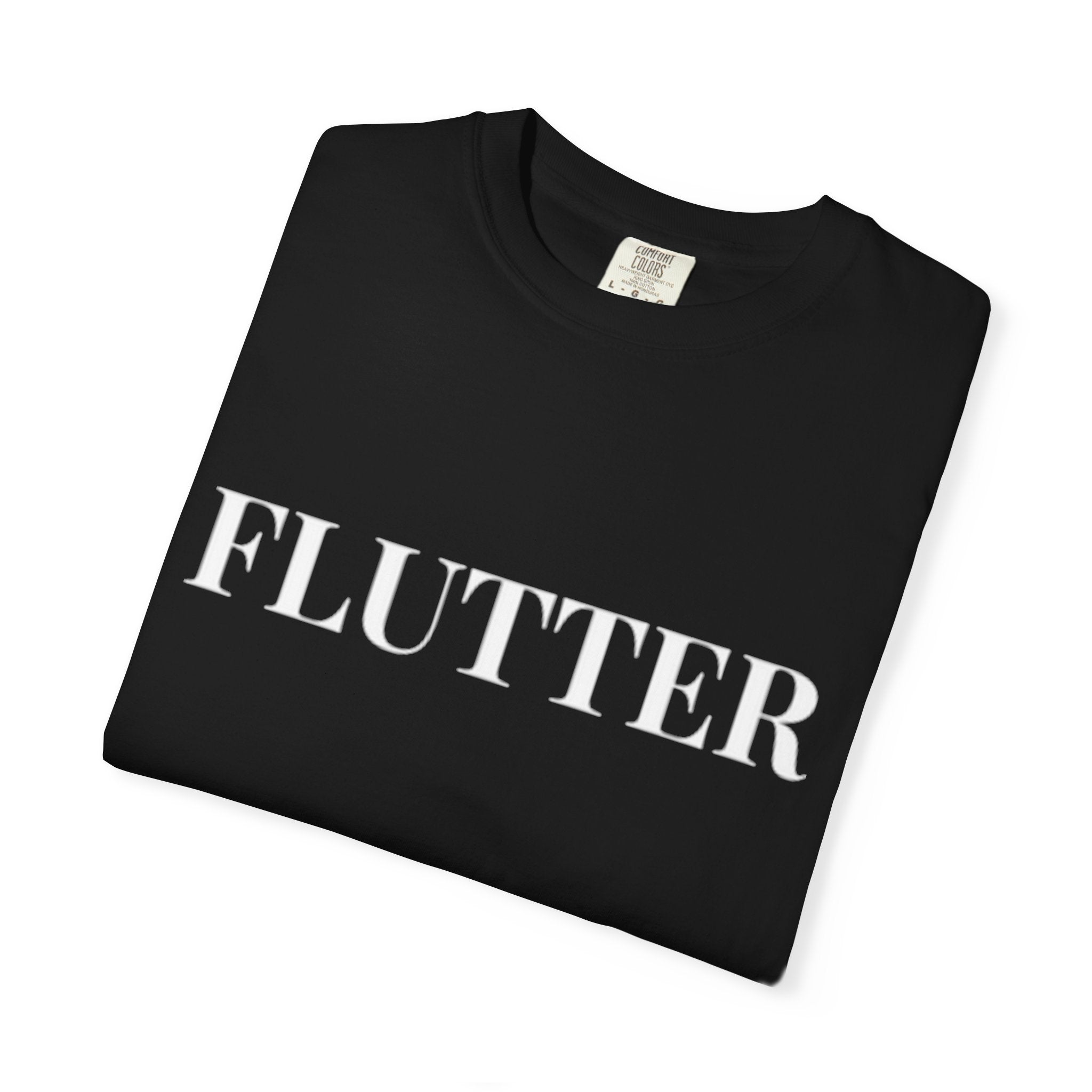 Flutter Garment-Dyed Unisex T-Shirt - Cozy Fashion, Casual Style, Gift for Her/Him, Everyday Wear, Summer Vibes, Birthday Gift