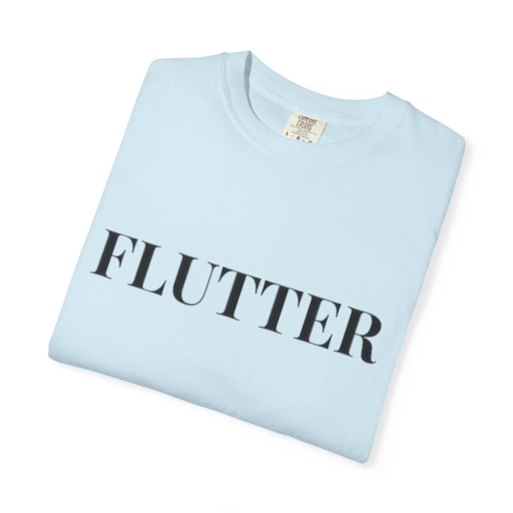 Flutter Garment-Dyed Unisex T-Shirt - Cozy Fashion, Casual Style, Gift for Her/Him, Everyday Wear, Summer Vibes, Birthday Gift