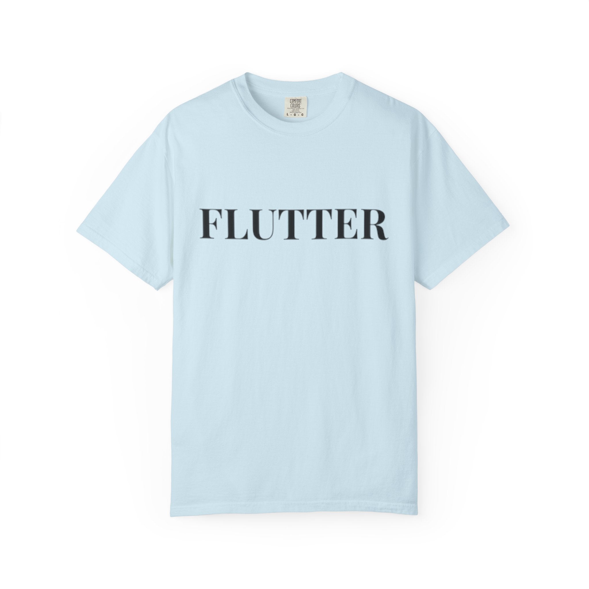 Flutter Garment-Dyed Unisex T-Shirt - Cozy Fashion, Casual Style, Gift for Her/Him, Everyday Wear, Summer Vibes, Birthday Gift