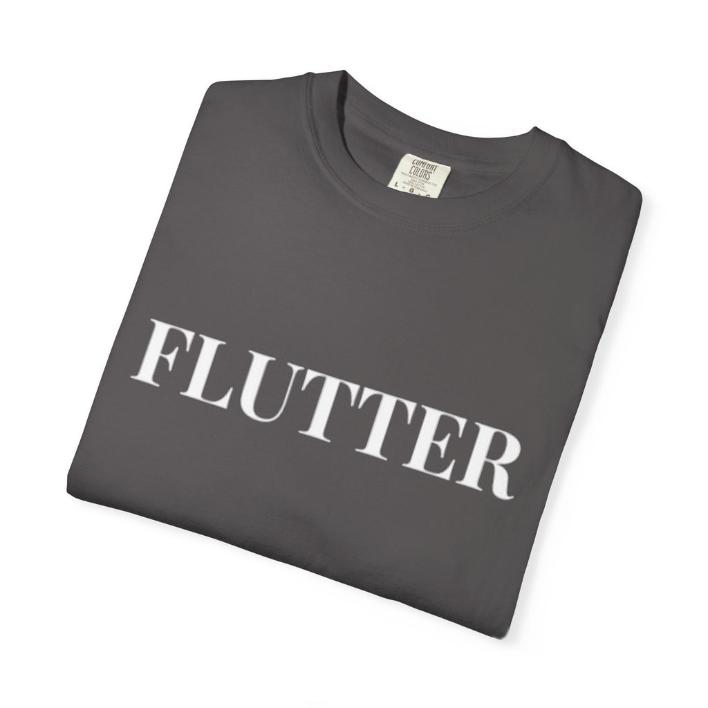Flutter Garment-Dyed Unisex T-Shirt - Cozy Fashion, Casual Style, Gift for Her/Him, Everyday Wear, Summer Vibes, Birthday Gift