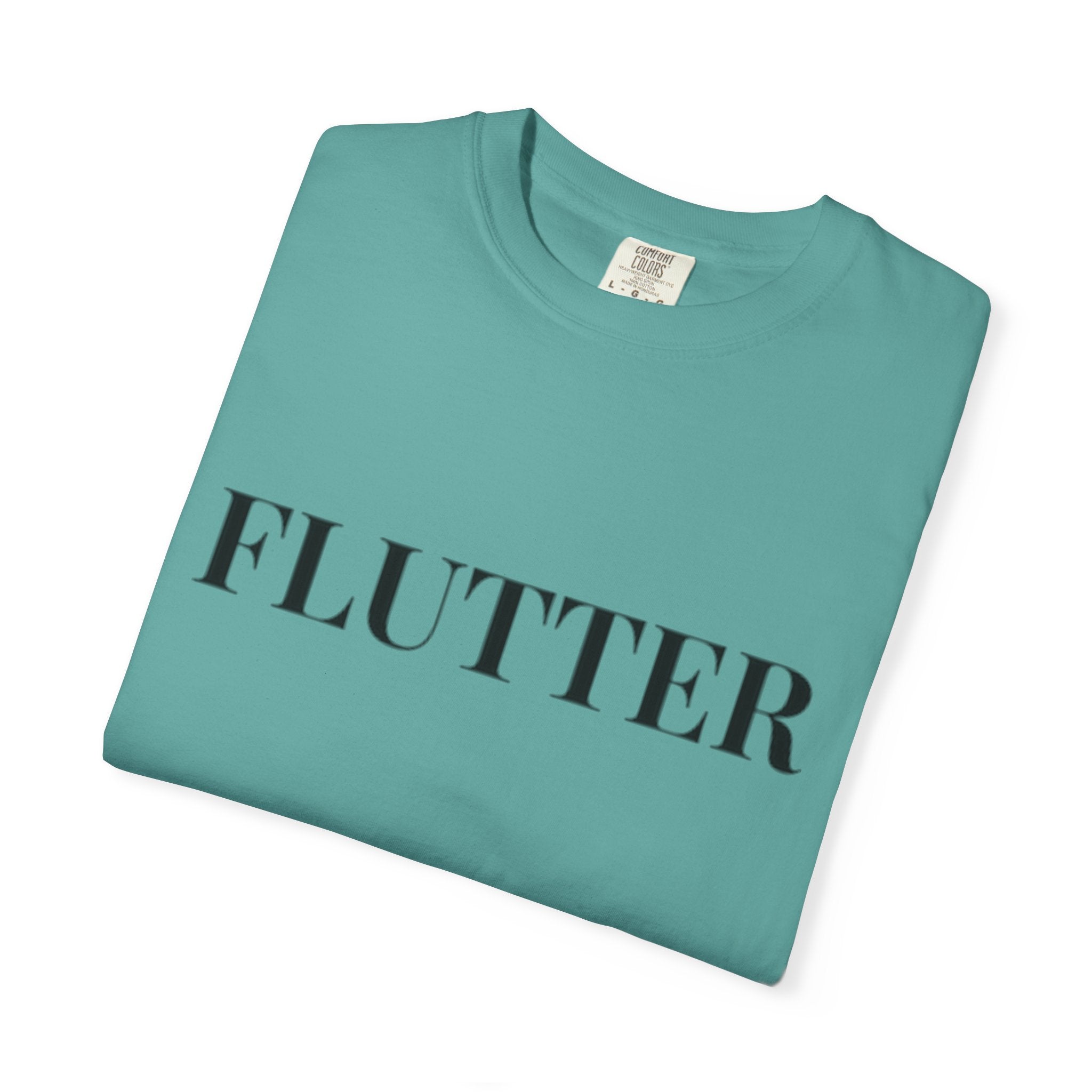 Flutter Garment-Dyed Unisex T-Shirt - Cozy Fashion, Casual Style, Gift for Her/Him, Everyday Wear, Summer Vibes, Birthday Gift
