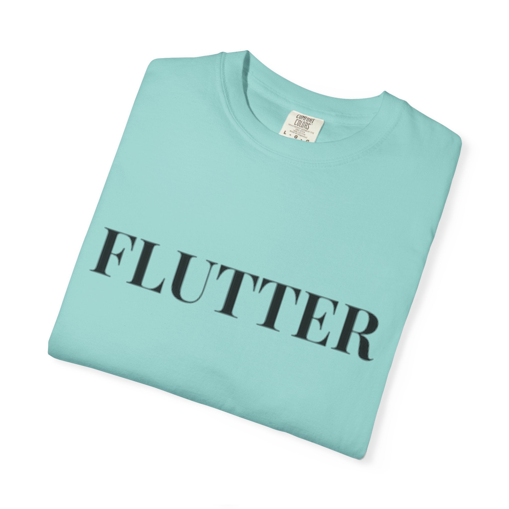 Flutter Garment-Dyed Unisex T-Shirt - Cozy Fashion, Casual Style, Gift for Her/Him, Everyday Wear, Summer Vibes, Birthday Gift