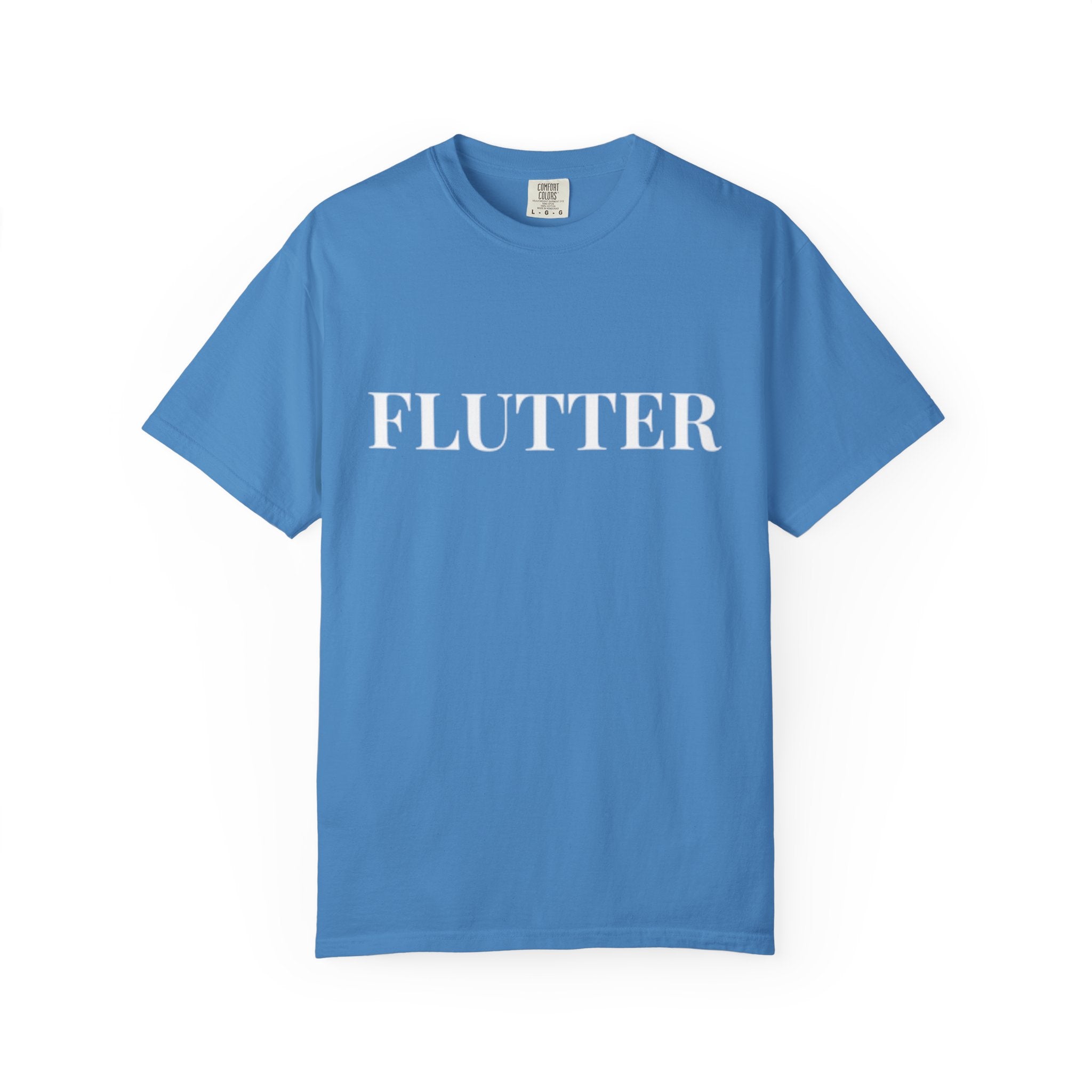 Flutter Garment-Dyed Unisex T-Shirt - Cozy Fashion, Casual Style, Gift for Her/Him, Everyday Wear, Summer Vibes, Birthday Gift