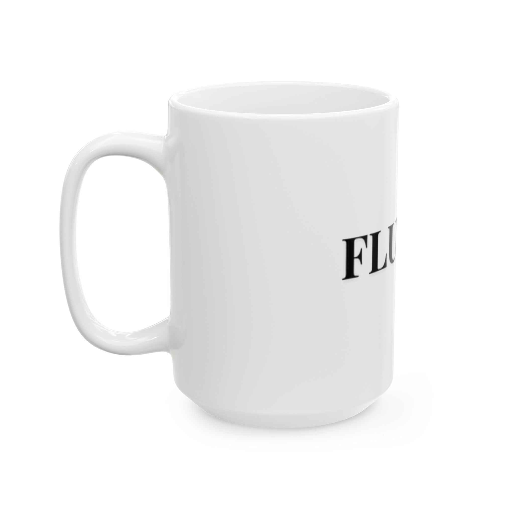 Flutter Ceramic Mug - Inspirational Coffee Cup, Gift for Her, Home Decor, Unique Mug for Tea Lovers, Motivational Drinkware